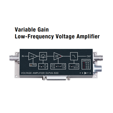 可變增益低頻電壓放大器DLPVA-500-BLN-S德國FEMTO