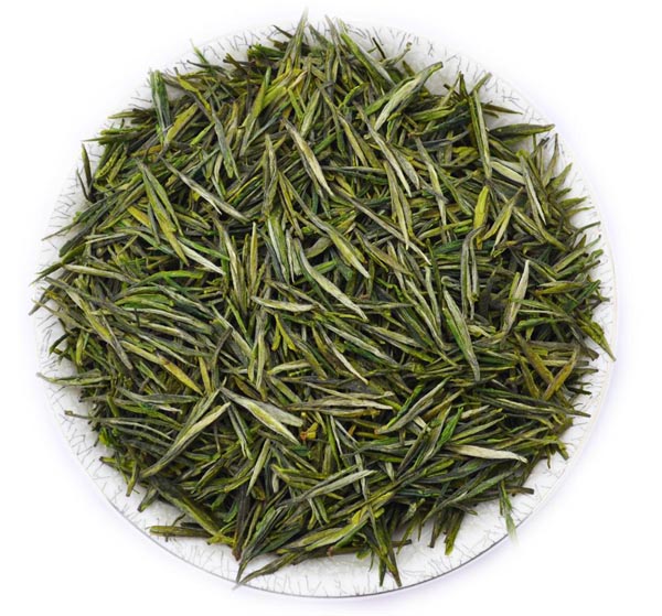 綠茶珍品婺源茗眉 條索緊結(jié)苗挺細(xì)秀，湯色黃綠鮮亮
